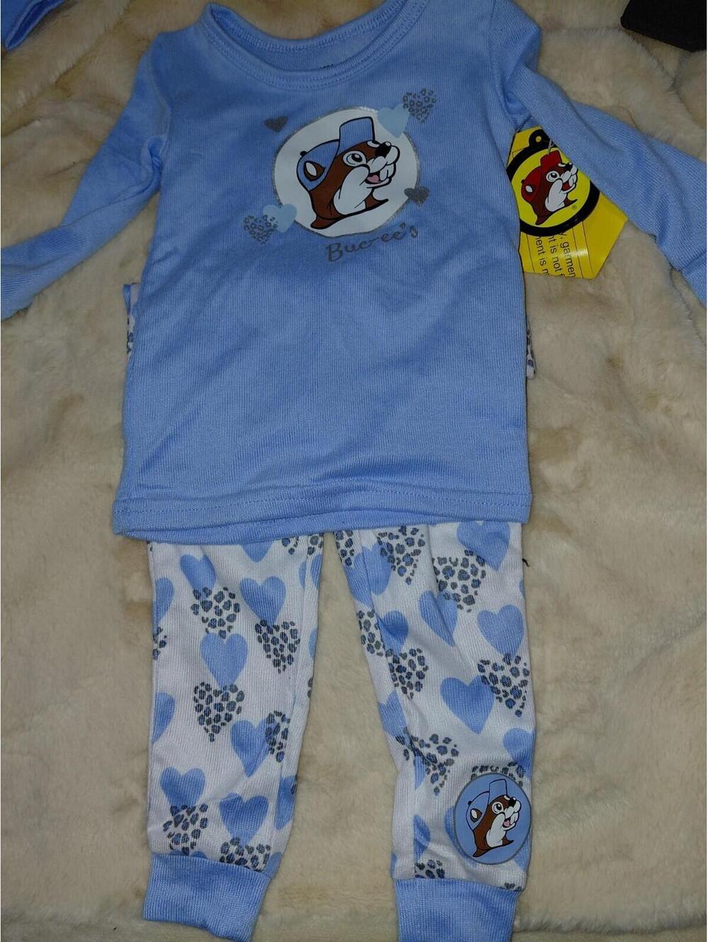 Bucees  2 piece pajama set 18m